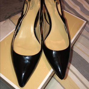 Michael Kors black patent leather